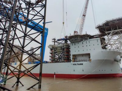 Jan de Nul launches largest jack-up installation vessel Voltaire